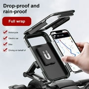 Waterproof motorcycle bike mobile phone holder support universal bicycle GPS 360 ° swivel adjustable motorcycle cellphone holder